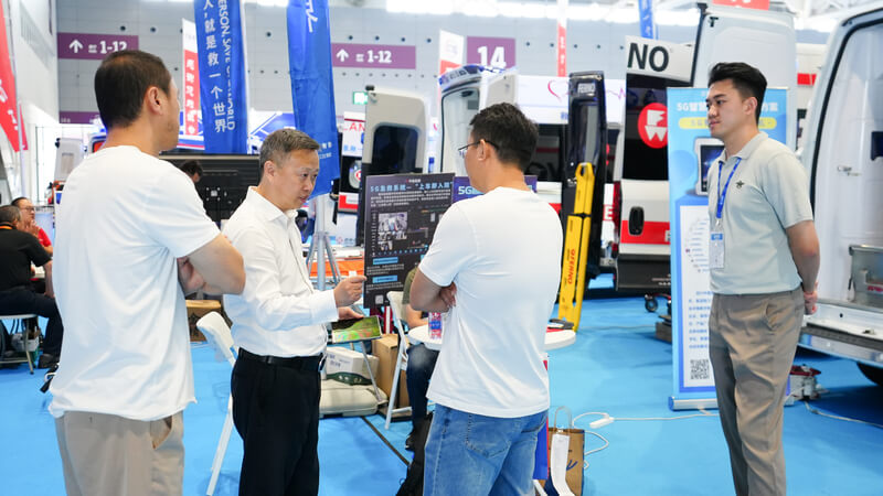 APK Showcases 5G Ambulance at the 2024 CMEF International Medical Equipment Fair