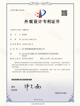 Ipwg20210097 Design Patent Certificate