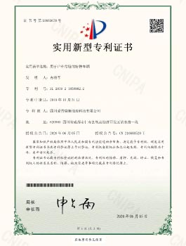 Special Vehicle for Outdoor Use Class 0 Utility Model Patent Certificate