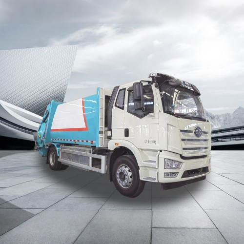 electric rear loader garbage truck