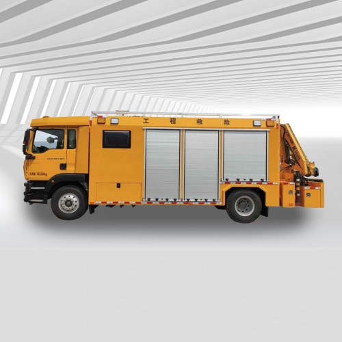 truck mounted crane rescue truck
