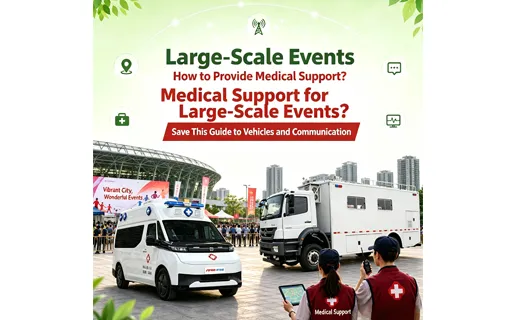 How to Ensure Medical Support for Large-Scale Events? A Guide to“Vehicles + Communications“